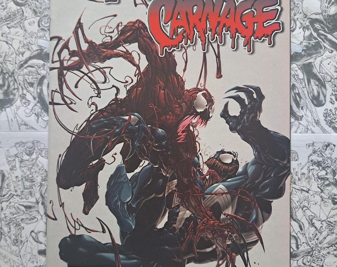 Venom vs Carnage #1 First Appearance of Pat Mulligan (becomes Toxin) Marvel 2004