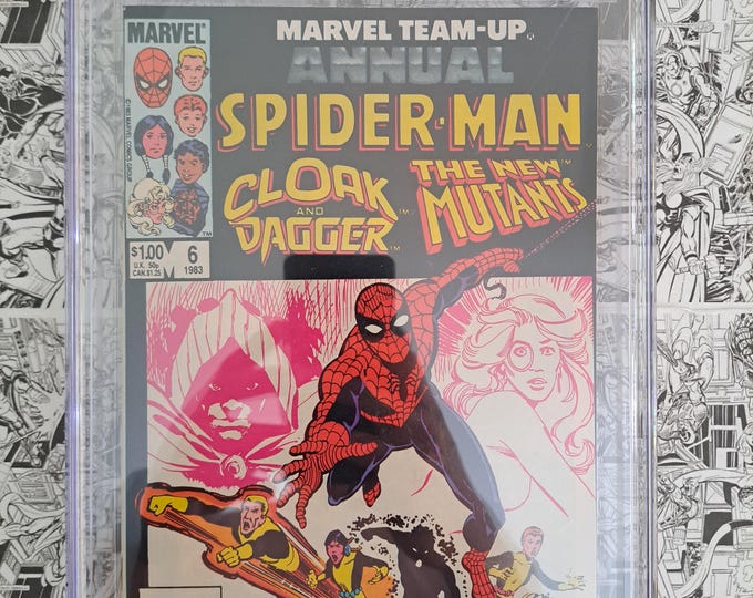 Marvel Team-Up Annual #6 CGC 9.6 Spider-Man, Cloak and Dagger and The New Mutants!