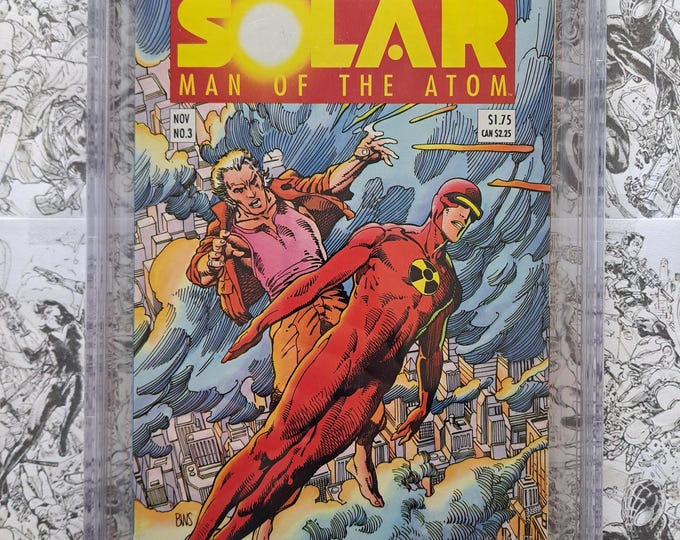 Solar Man of Atom #3 9.8 First Appearance of Toyo Harada & Thumper Valiant Comics CBCS