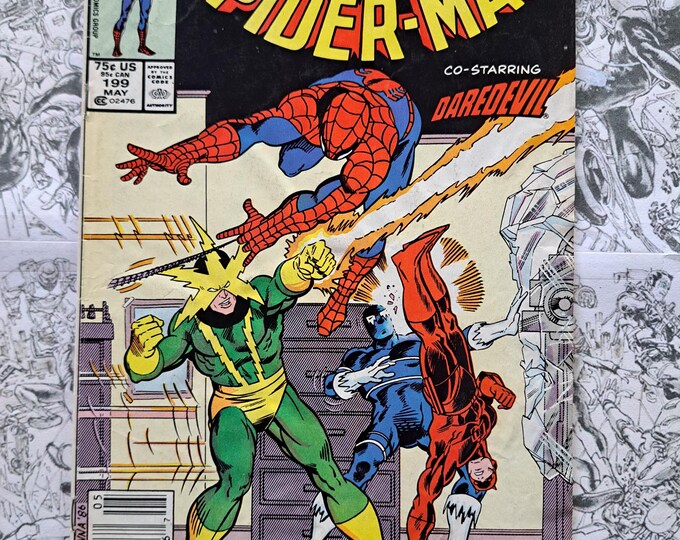 Marvel Tales Spider-Man #199 Daredevil Marvel Comics 1987