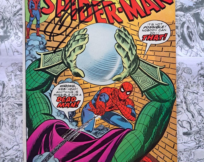 Amazing Spider-Man #142 Signed by Gerry Conway First Gwen Stacy Clone Cameo Marvel 1975