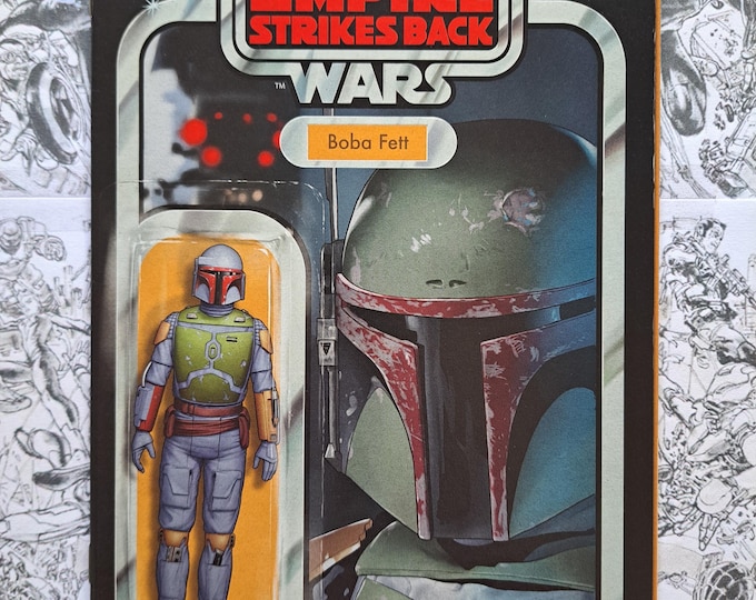 Star Wars War of the Bounty Hunters #1 Boba Fett Action Figure Variant