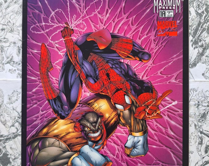 Spider-Man & Badrock #1A Venom vs Badrock and Spider-Man Maximum Press Marvel 1997