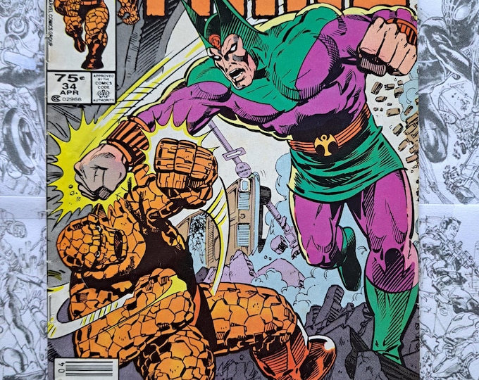 The Thing #34 Rare Mark Jewelers Insert Marvel 1985