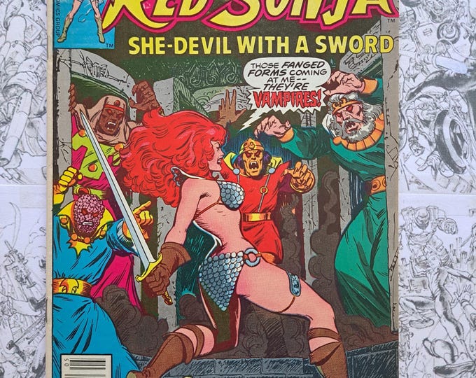 Red Sonja #15 Dave Cockrum Cover Art Final Issue Marvel 1979