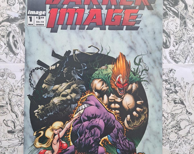 Darker Image #1 Sealed Polybag w/Card First App. Bloodwulf & Deathblow Image 1993