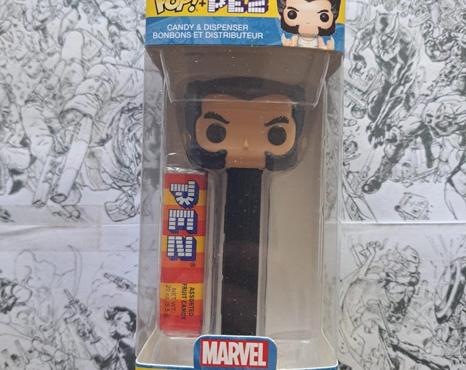 Funko Pop Pez Logan Wolverine Marvel Limited Edition Candy Dispenser