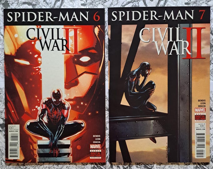 Spider-Man #6 and #7 Civil War II Marvel 2016