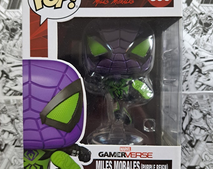 Miles Morales Spider-Man #839 Purple Reign Suit Funko POP!