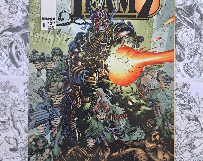 TEAM 7 #1 Newsstand Edition Image Comics 1994
