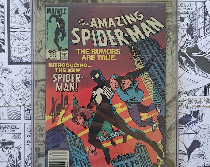 Amazing Spider-Man #252 CGC SS 9.2 Newsstand Signed by Stan Lee Marvel 1984