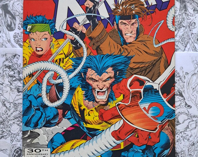 X-Men #4 First Appearance Of Omega Red Jim Lee Marvel 1992