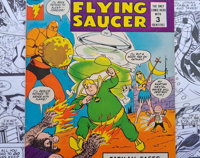 Fatman The Human Flying Saucer #2 Lightning Comics 1967