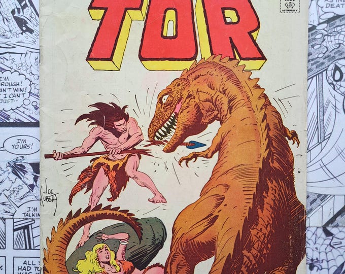 Tor #4 Joe Kubert Bronze Age The World of a Million Years Ago DC 1975