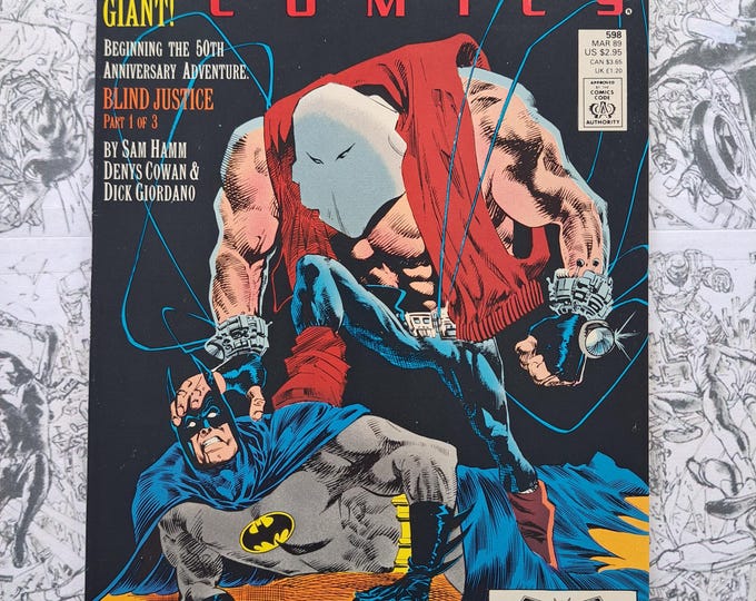 Detective Comics #598 Batman Blind Justice 80 Page Giant DC Comics 1989
