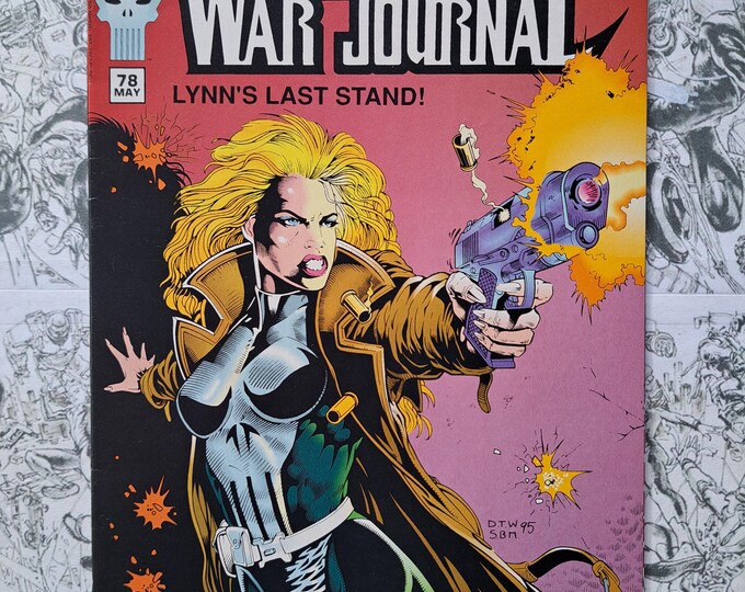 Punisher War Journal #78 Lynn's Last Stand Low Print Run Marvel 1995