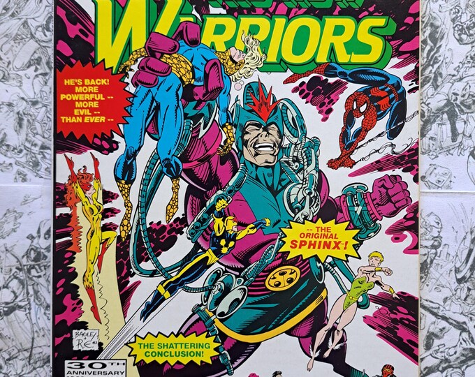 The New Warriors Annual #2 The Hero Killers Part 4 Marvel 1992