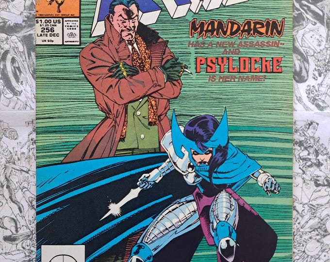 The Uncanny X-Men #256 First Appearance of Kwannon and Psylocke's New Costume Marvel 1989