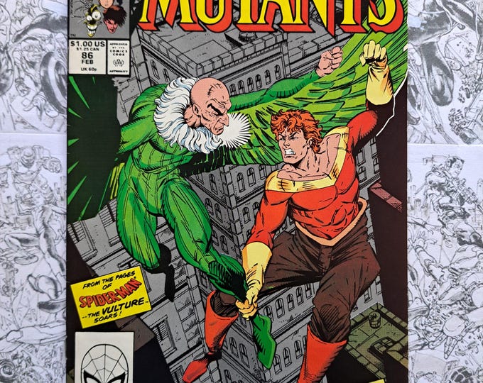 The New Mutants #86 First Cameo Appearance of Cable Marvel 1990
