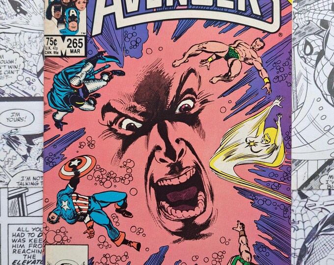 The Avengers #265 John Buscema Cover Secret Wars II Marvel 1986