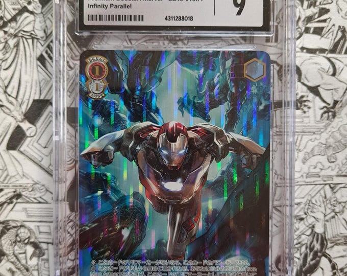 Weiss Schwarz Marvel Iron Man Parallel #MAR/SE40-015IFP CGC 9