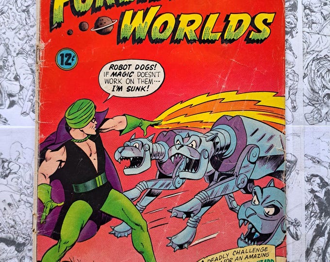 Forbidden Worlds #130 Magicman vs Wizard of Science 1965 Silver Age * Detached Cover
