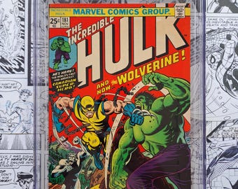 Incredible Hulk #181 CGC 8.5 First Appearance of Wolverine Marvel Grail 1974