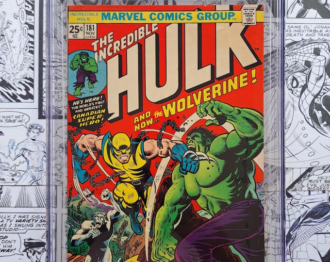 Incredible Hulk #181 CGC 8.5 First Appearance of Wolverine Marvel Grail 1974