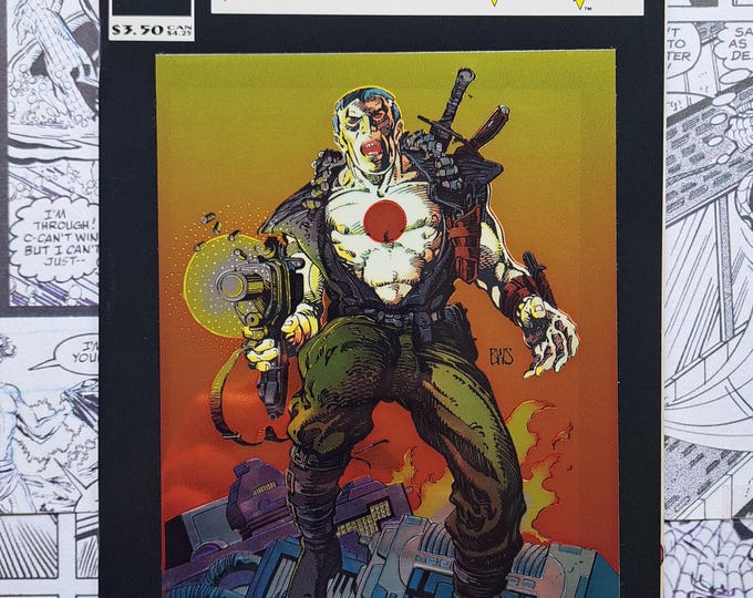 Bloodshot #1 Chromium Cover First Solo Series Valiant 1993