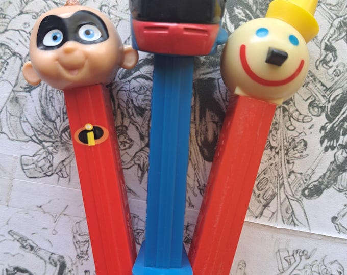 Jack in the Box, Baby Jack and Nascar Pez Dispensers