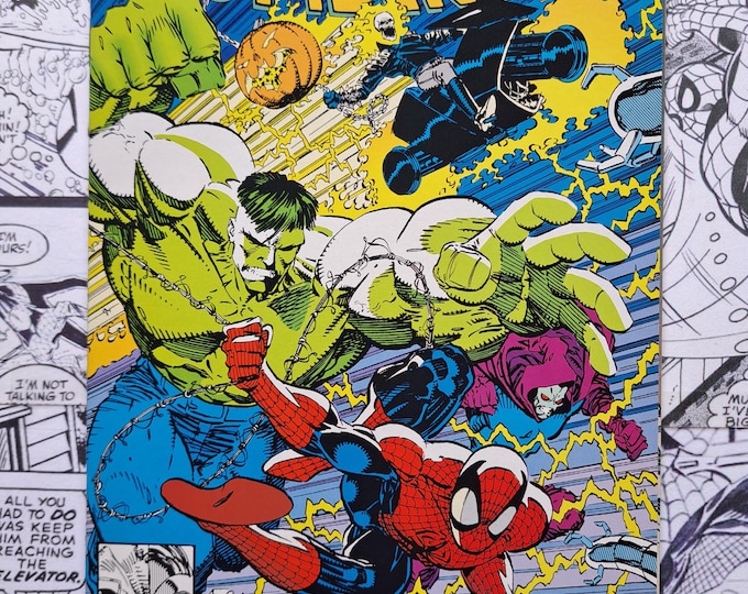 Spider-Man #22 Erik Larsen Cover Ghost Rider Hulk Appearance Marvel 1992