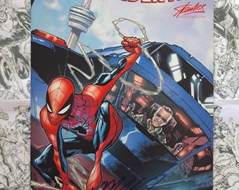 Amazing Spider-Man #17 Stan Lee Collectibles Variant Signed by Humberto Ramos *no coa*