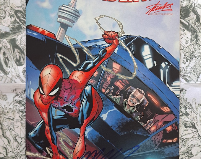 Amazing Spider-Man #17 Stan Lee Collectibles Variant Signed by Humberto Ramos *no coa*