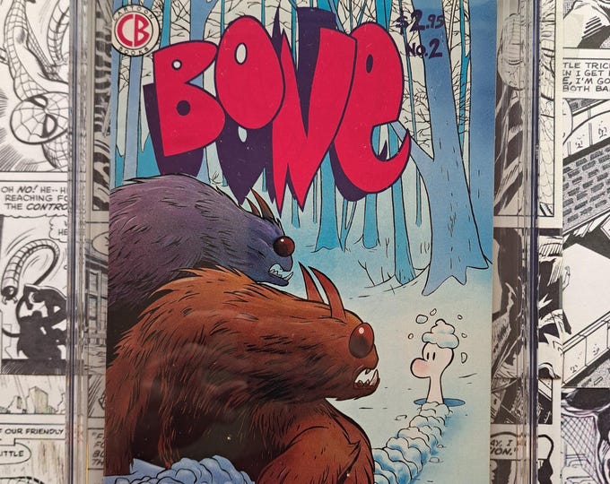 Bone #2 CGC 9.0 First Print First Appearance of Thorn Cartoon Books 1991