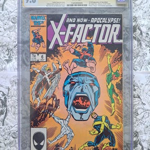 X-Factor #6 CGC SS 9.8 Signed by Stan Lee First Appearance of Apocalypse
