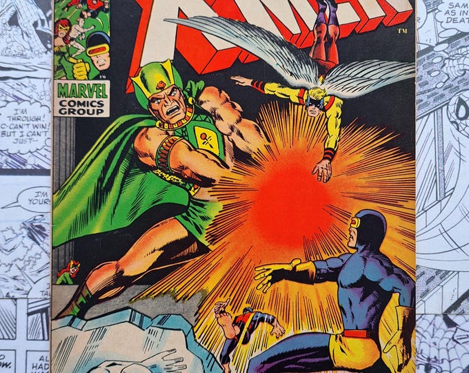 X-Men #54 First Appearance of Alex Summers (Havok) & Living Pharaoh Marvel 1969