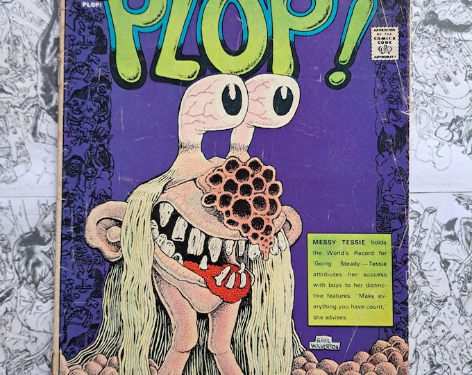 PLOP #12 Humor Basil Wolverton Cover DC Comics 1975