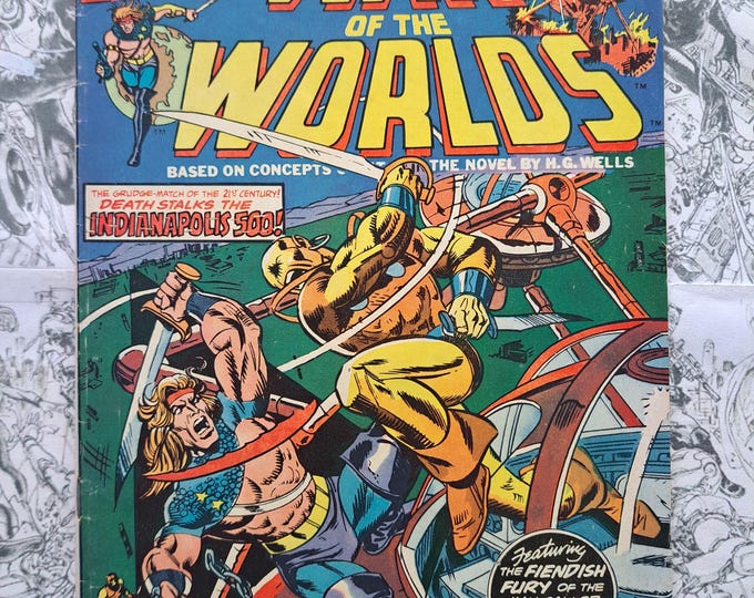 Amazing Adventures #25 War of the Worlds Killraven Skar Marvel 1973