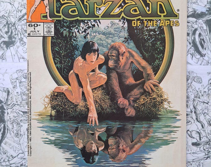 Tarzan of the Apes #1 Mini-Series Edgar Rice Burroughs Newsstand Marvel 1984