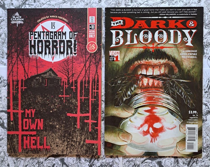 Pentagram of Horror #1 and The Dark and Bloody #1