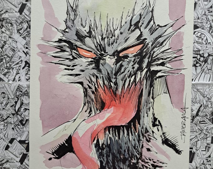 Anti-Venom Original Art Sketch by Javier Avila
