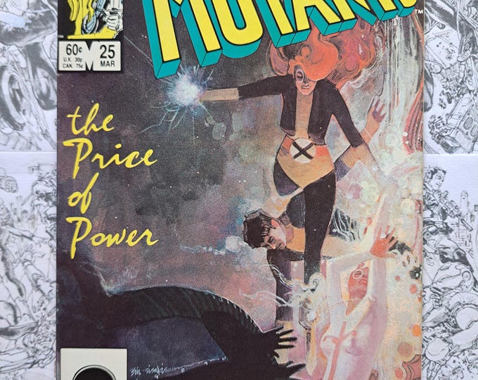 The New Mutants #25 First Legion in Cameo Marvel Comics 1984
