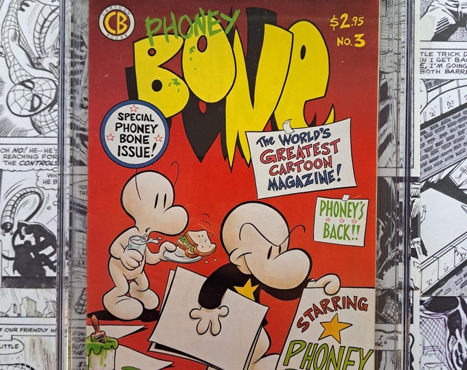 Bone #3 CGC 9.2 First Print First Appearance of Grandma Ben Cartoon Books 1991
