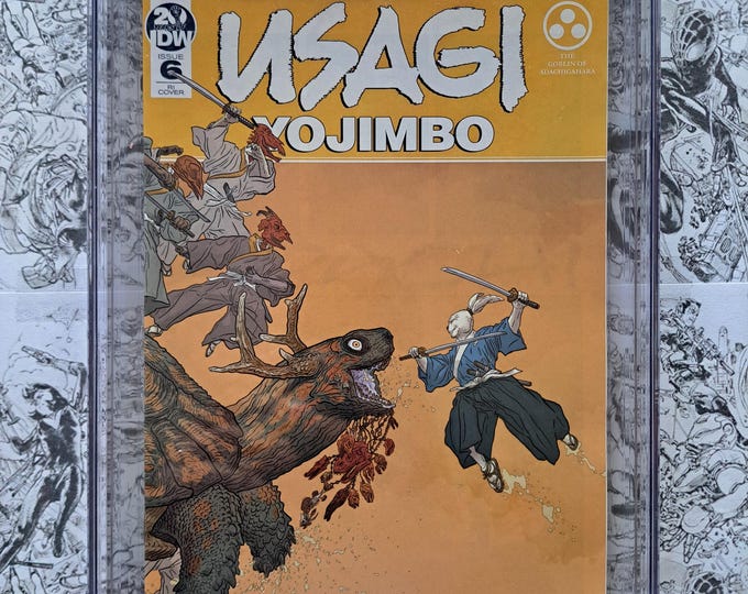 Usagi Yojimbo #6 Geof Darrow Variant CGC 9.8 1:25 Retailer Incentive Wraparound