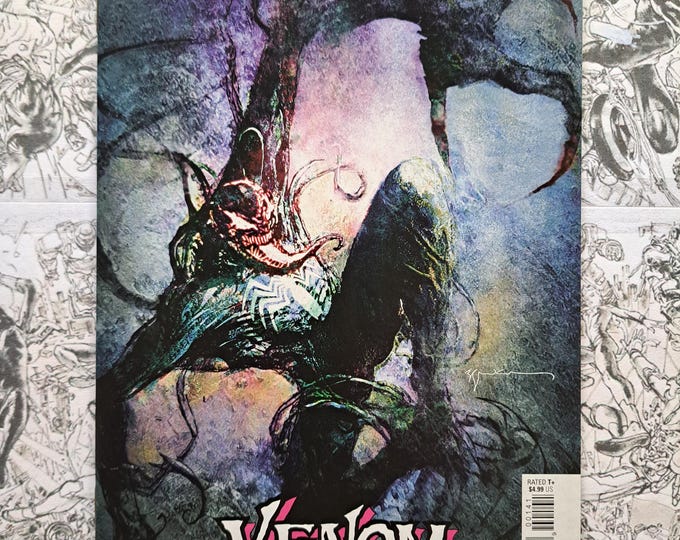 Venom Lethal Protector #1 Sienkiewicz Variant Marvel 2022