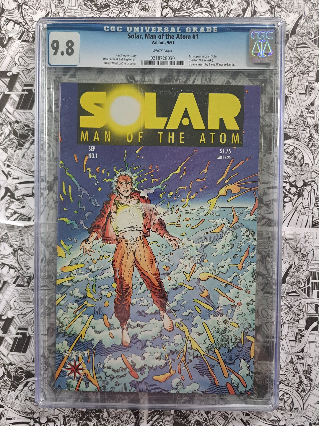 Solar, Man of the Atom #1 CGC 9.8 Valiant Comics First Appearance of ...