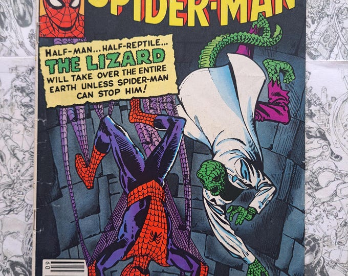 Marvel Tales #143 Spider-Man Reprint of First Lizard Appearance Rare Mark Jewelers Insert Marvel 1982