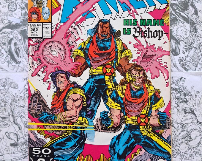 Uncanny X-Men #282 First Cameo Appearance of Bishop Marvel Comics 1991