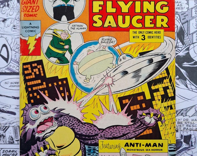 Fatman The Human Flying Saucer #1 First Appearance Lightning Comics 1967