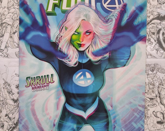 Fantastic Four #44 Werneck Skrull Variant Cover Marvel 2022